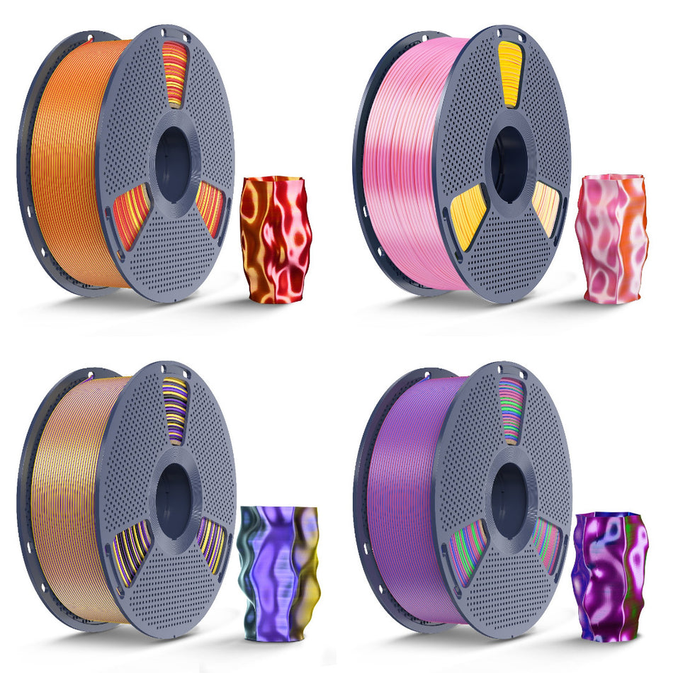 Multi-Color SILK Filament (Dual-Color, Tri-Color) 1KG