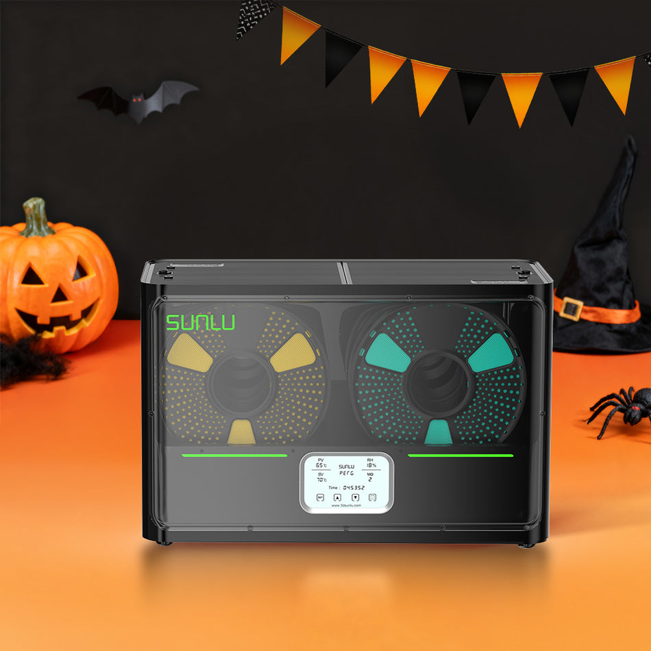 SUNLU Filament Dryer S4, Temperature Balance and High Efficiency, Dryer and PLA Meta Filament Bundle