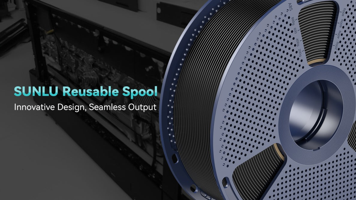 SUNLU Third-Generation Reusable Spool: A New Choice for Eco-Friendly, Durable, and Efficient Filament Management