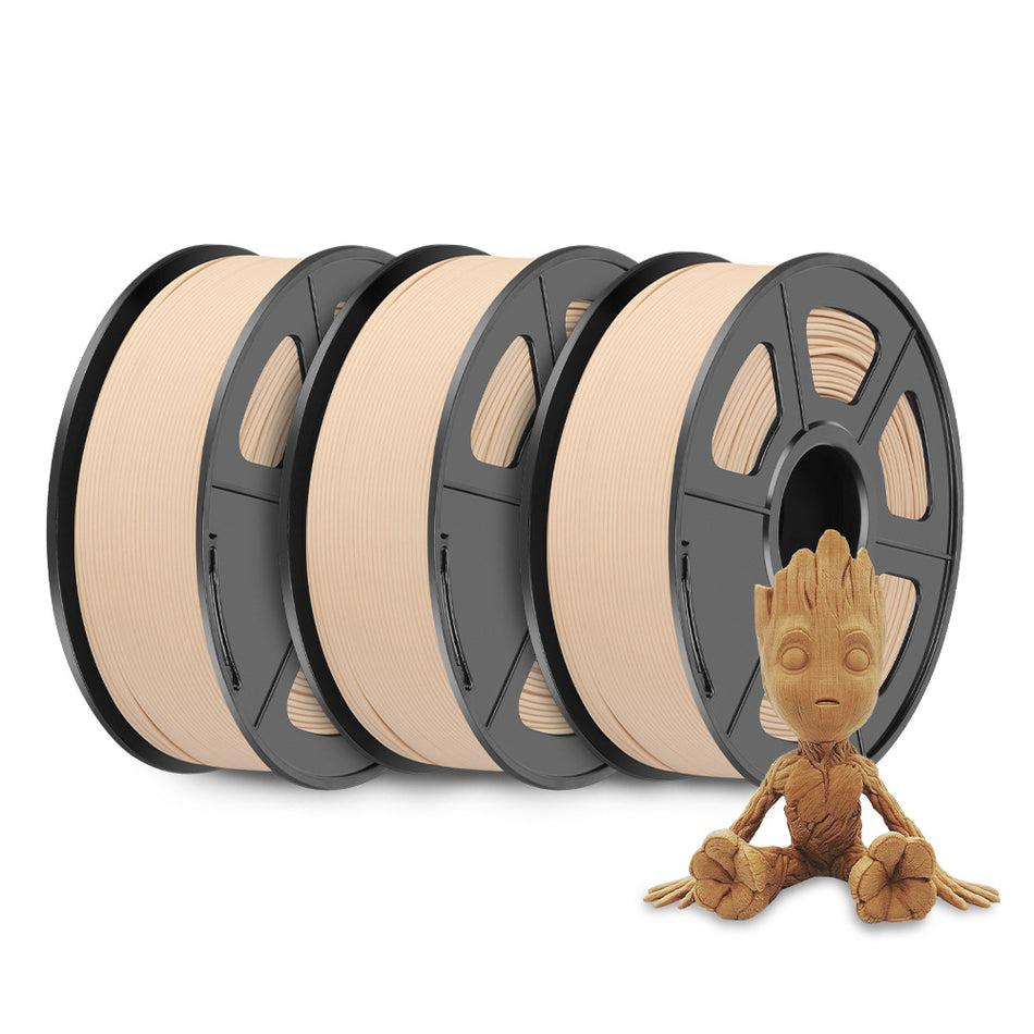 [MOQ 3 Roll] Wood PLA Filament 1KG