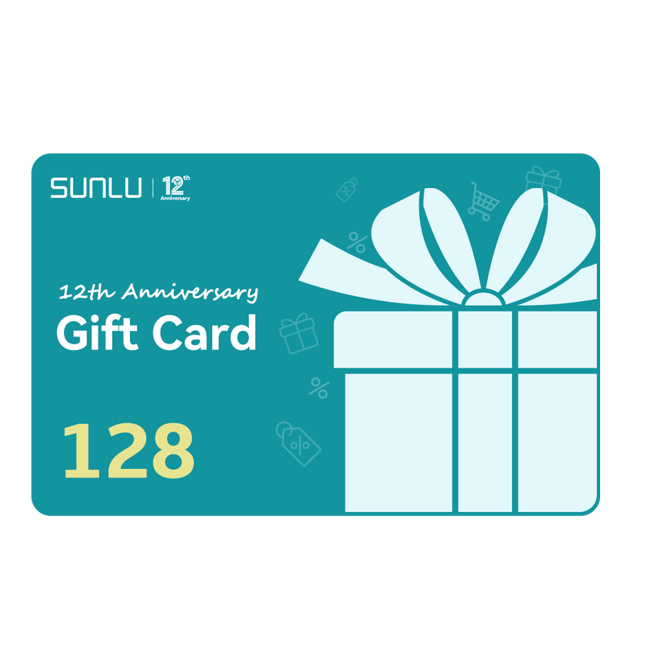 [2% OFF] SUNLU UK Store Gift Card Special 2% off