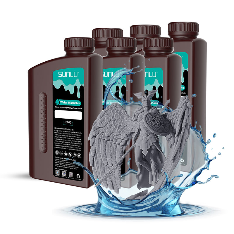 [MOQ 6 Bottles] Water-Washable-Standard Resin 1000G