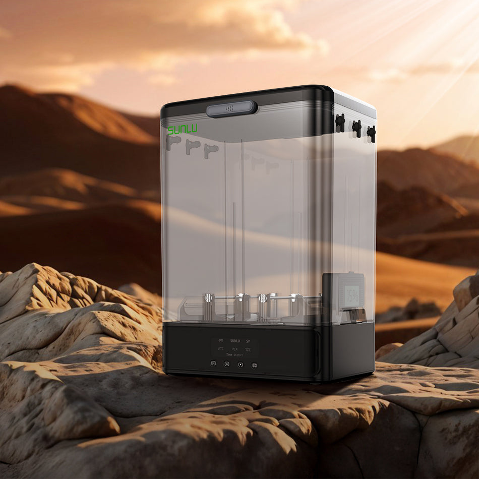 [Pre-order] SUNLU FilaDryer SP2, 2-in-1 Filament Dryer Combine with Storage Box, Up to 70℃(158°F) Drying and Seamless Storage, Compatible with spool size 1kg×2 or 2kg×1 or 3kg×1