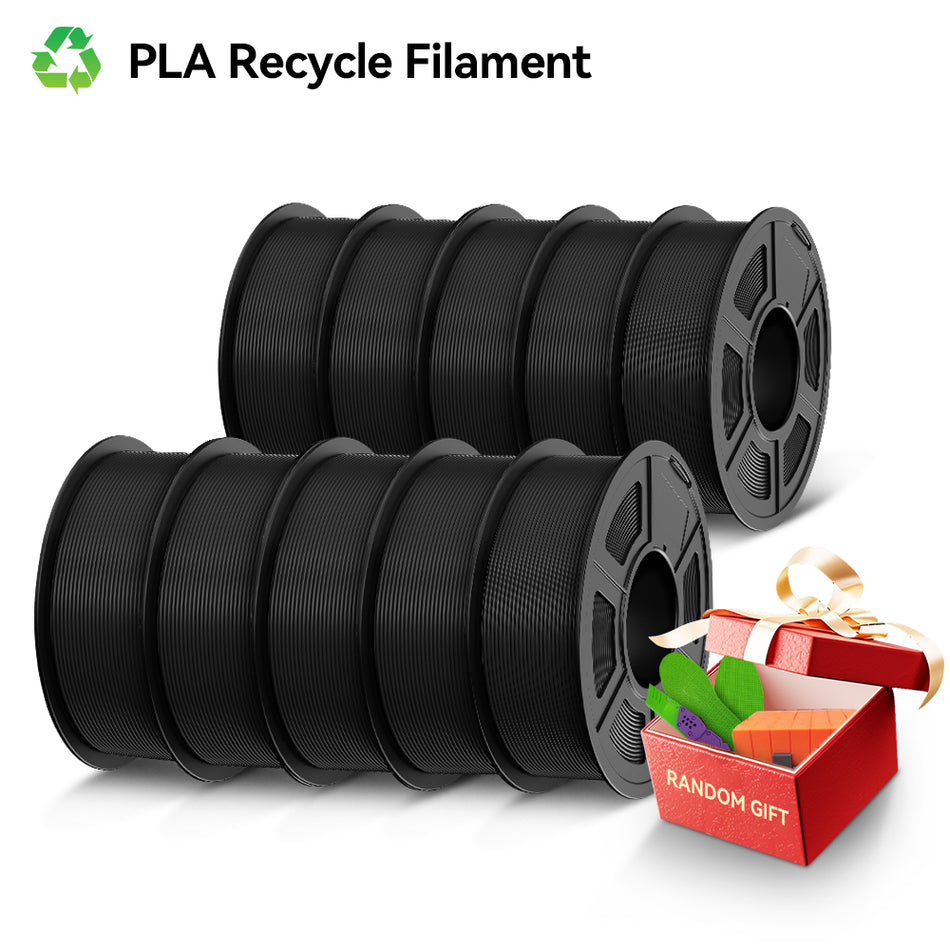 [£8.19/KG | 10KG Bundle Pack] SUNLU Recycled Filament PLA Series 1.75mm 3D Printer Filament 1KG/Roll