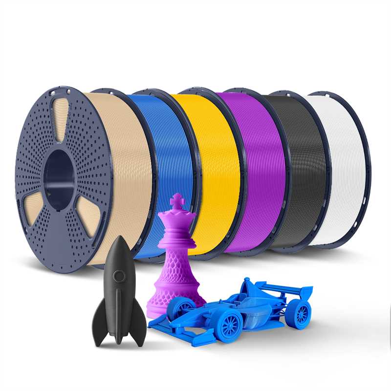 PLA+ 2.0, Upgraded PLA+(PLA Plus) Filament 1KG*5 Spools Combo