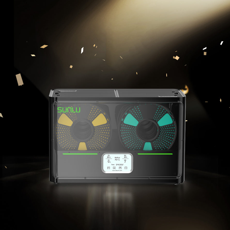 [Black Friday 20%OFF] SUNLU Filament Dryer S4, Temperature Balance and High Efficiency, Dryer and PLA Meta Filament Bundle