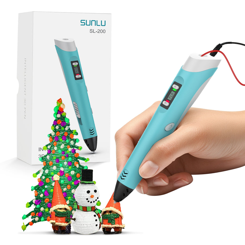 SL-200 3D Printing Pen, User-Friendly, Safe for Kids, Smooth Extrusion, Safe Nozzle Design and Lightweight