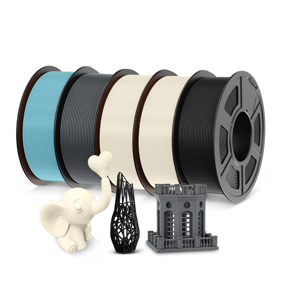 APLA(AntiString PLA) Filament 1KG*5 Spools Combo