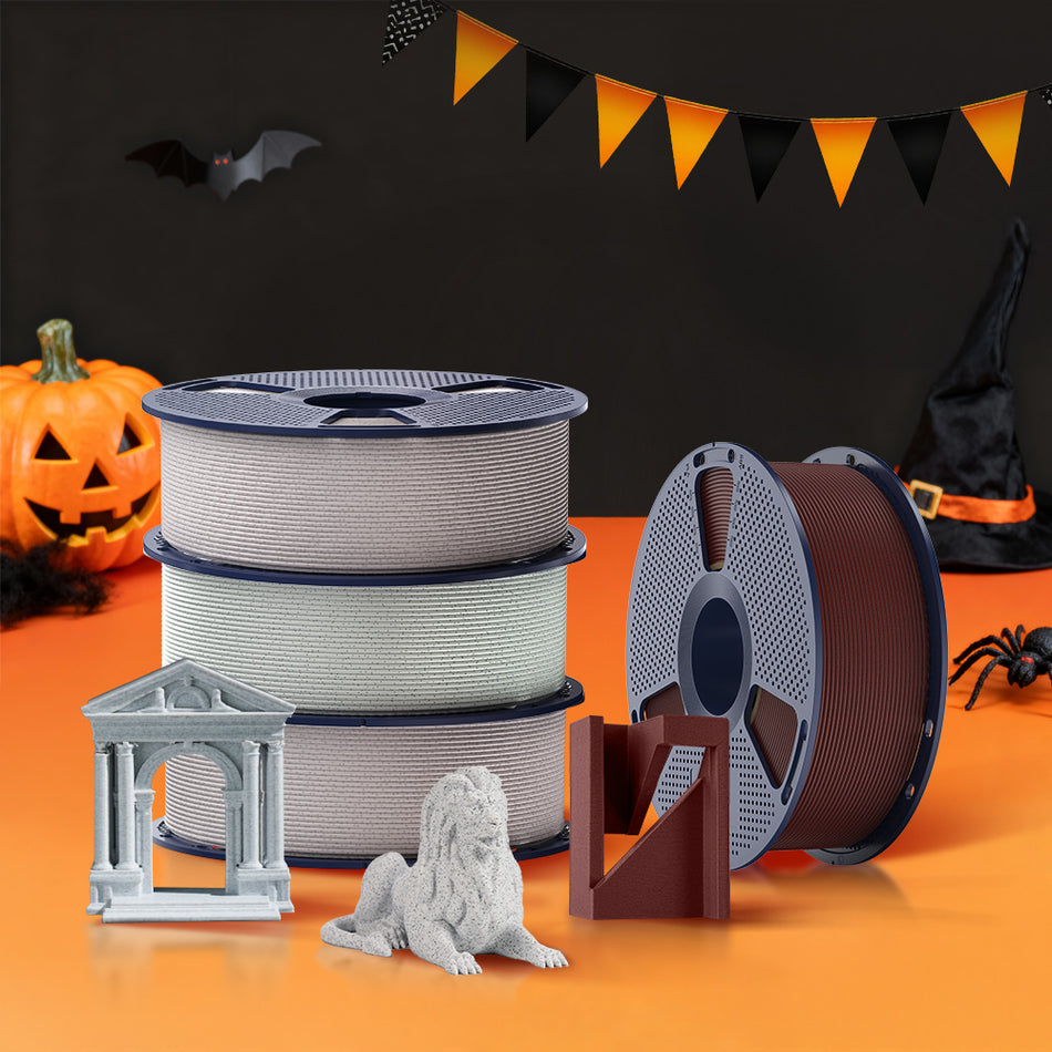 [MOQ: 3 Rolls] High Speed PLA Marble 3D Printer Filament 1KG