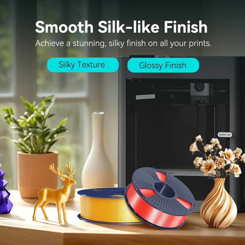 [MOQ 3 Roll] SILK Filament 1KG