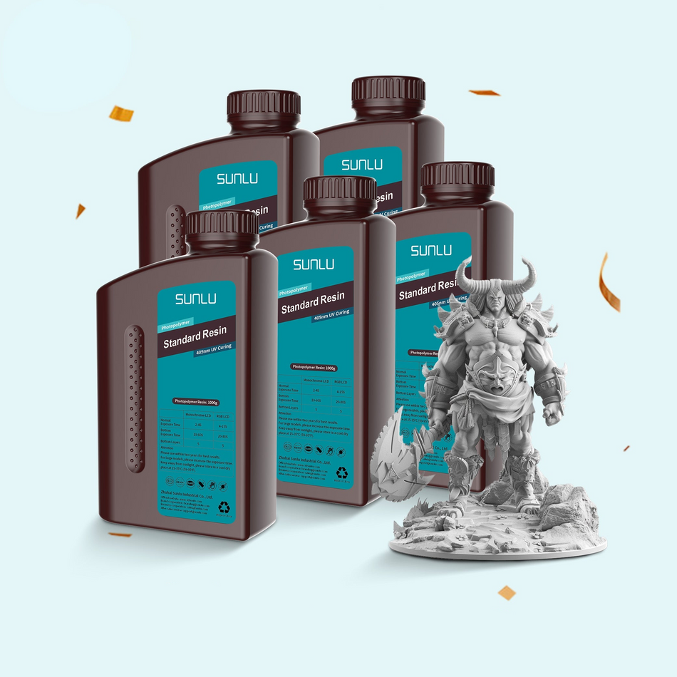 [MOQ: 6 Bottles | From £8.39/kg] Hot Sale Popular 1000G Resin Series, Standard Resin, Standard Plus Resin, 14K Standard Resin, ABS-Like Resin, UV Resin 1000G Collection
