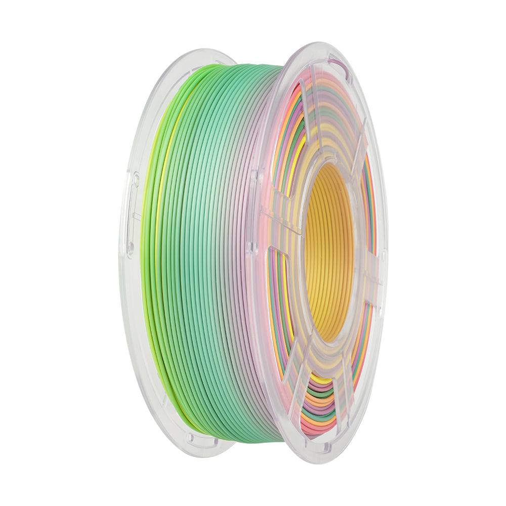 rainbow silk pla filament